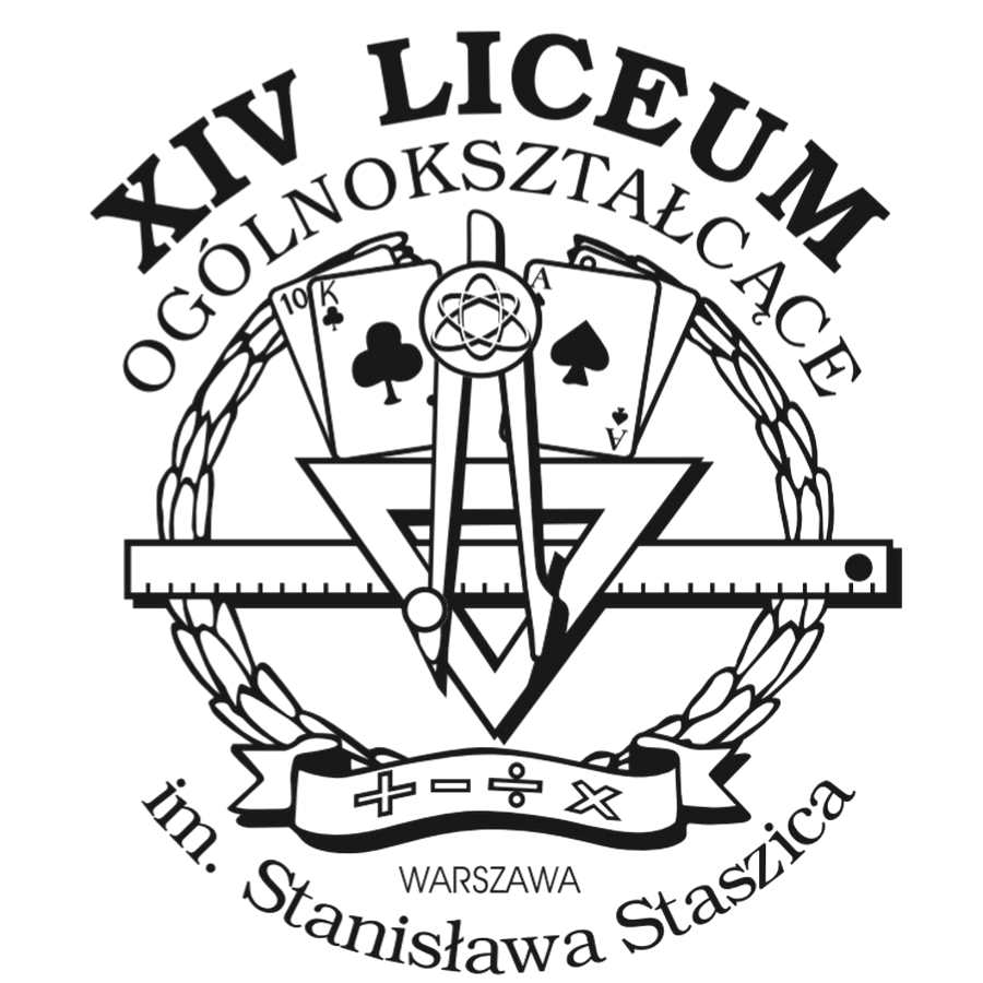 Logo XIV LO im. Stanisława Staszica w Warszawie
